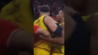 Elijah Bryant, Tarık Biberovic&rsquo;in kolunu ısırdı! #fenerbah&ccedil;ebeko #anadoluefes