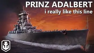 I'm Loving The New German Cruiser Line - Prinz Adalbert (World of Warships)