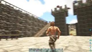ARK: Survival Evolved_My first castle build no mods