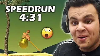 GETTING OVER IT Speedrun in 4:31min