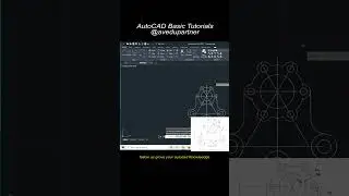 AutoCAD Tutorials (sinhala) | AutoCAD drawing #shorts