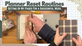 Подготовка блокнотов к неделе | Hobonichi Cousin & Weeks