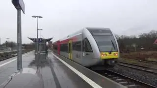 GTW-Triebwagen 646 414 der HLB in Nidda und Hungen