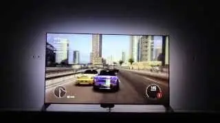 Philips 55PFS8109 gameplay test with Ambilight 4 PC