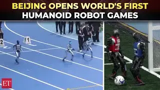 Beijing unveils historic humanoid robot games: A showcase of racing and soccer