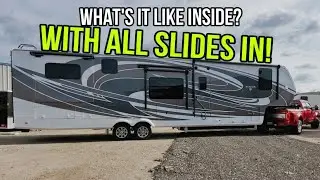 OUR NEW RV! Full access with most Slides in! Vanleigh Beacon 42RDB