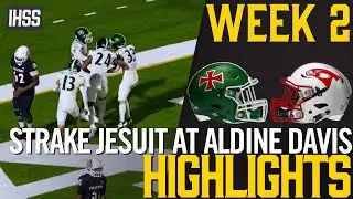 Strake Jesuit Triumphs Over Aldine Davis in High School Football Action!