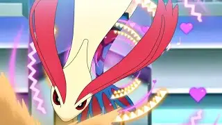 Dracovish vs Milotic (SUB) - Ash vs Cynthia - Pok&eacute;mon Journeys: The Series