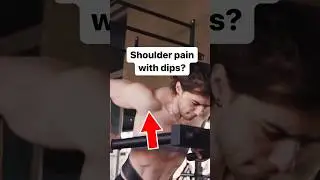 Shoulder pain with dips? #shoulderpain #shorts #dips #dipmistake