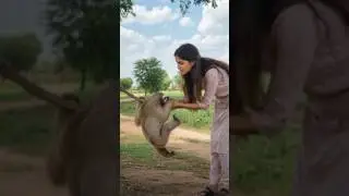 Gudiya aur sloth ka bachcha 😊😊 #ai #story #short #vairalshort