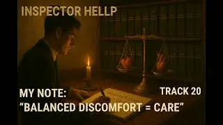 My Note: &ldquo;Balanced Discomfort = Care&rdquo; &mdash; Track 20 of Inspector Hellp (Opera of Audit and Fire)