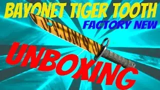 CS:GO - BAYONET TIGER TOOTH Factory new UNBOXING