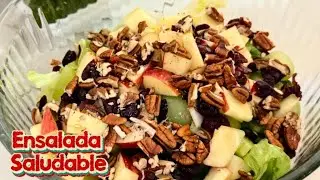Ensalada saludable para navidad o año nuevo 