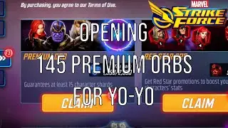 Открываю 145 премиум-сфер в надежде получить йо-йо &mdash; Marvel Strike Force