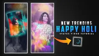 Happy Holi Special Status Video Editing Alight Motion | Alight Motion Holi 2022 Status Editing