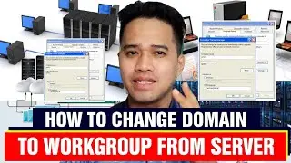 HOW TO CHANGE DOMAIN TO WORKGROUP FROM SERVER COMPUTER #css #computersystem #fypシ゚viral