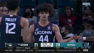 UConn Men's Basketball Highlights v. DePaul 01/29/2022