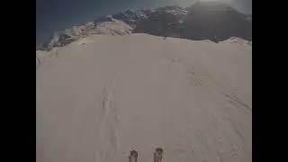 LLEGADA AL TELESILLA FONTAINE FROIDE TIGNES FRANCE