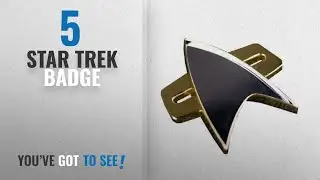 Top 10 Star Trek Badge [2018]: QMx Star Trek: Voyager Communicator Badge