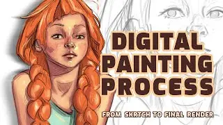 like the feel of brush strokes? Here's a portrait with live texture 😍