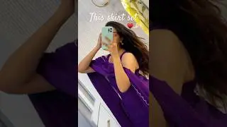 This Purple Skirt Set is a Whole Vibe 💜 | Myntra Ethnic Try On | Festive Outfit Idea