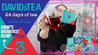 Day 3 Breakfast Blend DAVIDsTEA 24 Days of Tea Advent Calendar 2019 #24daysoftea (tea review)