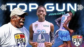 12YO D1 ATHLETE 🔥 DOMINATES FBU TOP GUN🔥 #trending #millionviews #sheduersanders #football #comedy