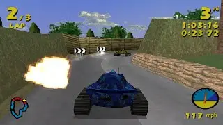 Tank Racer Gameplay Bronze Cup (PSX)