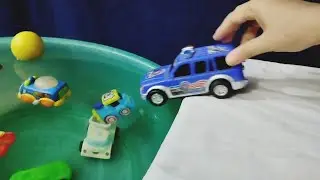 Different toy vehicles falling in water #trending #jcb #2023 #car #truck #fun