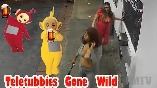 Caught On Camera Drunk Woman Crashes Into Gas Station After Hitting Minivan | Los Angeles