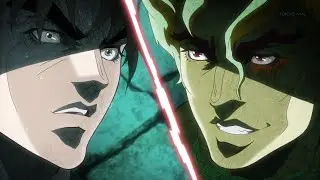 JJBA battle tendency:  joseph acaba con santana Espa&ntilde;ol Latino #jojos #joseph #santana #pilarmen