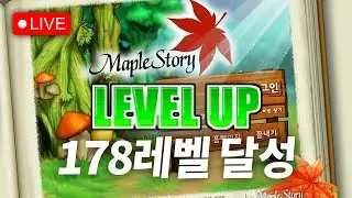 178레벨 달성🔥 18층까지 2걸음 메이플랜드