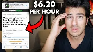 New Study Shows Uber & Lyft Drivers Only Make $7 Per Hour