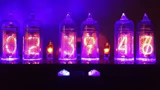 Nixie Tube Clock - Slot Machine Feature (prevents IN-14 poisoning effect)
