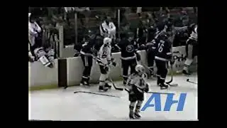 AHL Feb. 9, 1991 Utica Devils v Capital District Islanders (R) Jeff Madill v Greg Parks