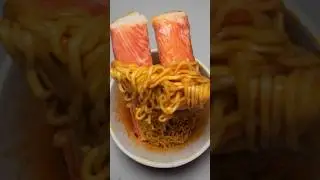Buldak Ramen with Crab Sticks &ndash; Spicy & Delicious! #buldak #ConvenienceStoreFood  #crabsticks