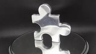 【鋳造】アルミを溶かしてジグソーパズルのピースを作る