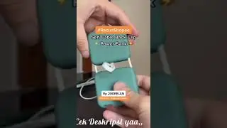 Powerbank Unik, Self Cable Back Clip Power Bank Two in One Handbag - #SHORT