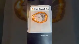 🔥 Ganesh Ji Fire Reveal Art | Burning Paper Art | Amazing Drawing Transition #shorts