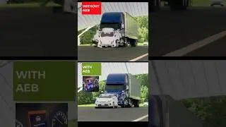With AEB vs Without &ndash; Truck Crash Test 🤯