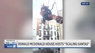 NY1's Segment on Repelling Santas at Ronald McDonald House New York Played 17 Times