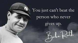 📜 The Legend of Babe Ruth: Quotes that Define Greatness | Authors Quotes