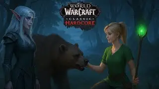 Darkshore Grind & Bear Blunders | WoW Classic Hardcore Mage + Night Elf Duo