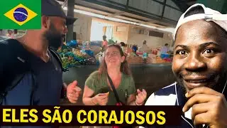 BRASILEIROS SE CHOCAM A MANEIRA QUE FORAM RECEBIDOS EM MOÇAMBIQUE
