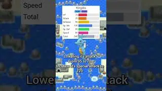 Buffing all pokemon - Kingdra! #pokemon #buffs #heartgoldsoulsilver #johto #goldsilver #kingdra
