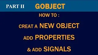 How To Create An Object Using GObject Part II