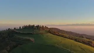 San Rocco di Piegara, tramonto autunnale
