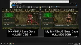 How to Import your MHFU Save Data to MHP2ndG