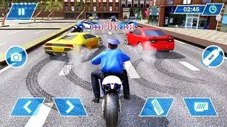 US Police Bike Chase 2019 - Driving Simulator - Android Gameplay FHD