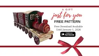 Cardboard Christmas train. FREE Christmas Train Pattern &ndash; Limited Time! 